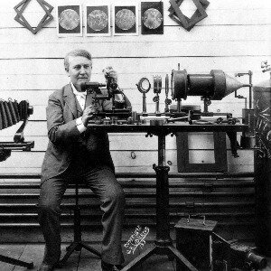 First Projector from Thomas Edison