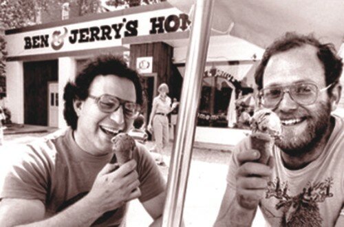 Benjamin Cohen and Jerry Greenfield