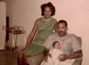 Will Smith and Parents as a Baby